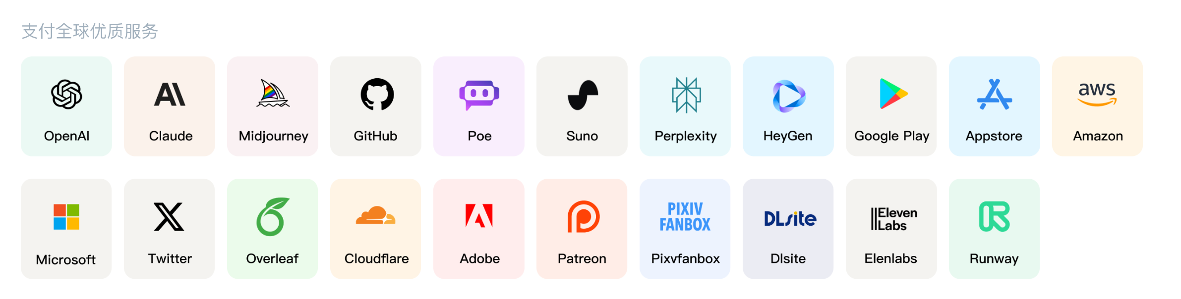 WildCard 支持服务商